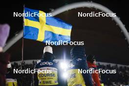 21.03.2023, Tallinn, Estonia (EST): Swedish flag - FIS world cup cross-country, individual sprint, Tallinn (EST). www.nordicfocus.com. © Modica/NordicFocus. Every downloaded picture is fee-liable.
