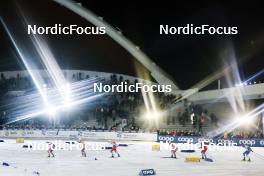 21.03.2023, Tallinn, Estonia (EST): Lucas Chanavat (FRA), Johannes Hoesflot Klaebo (NOR), Lukas Mrkonjic (AUT), Richard Jouve (FRA), Gjoeran Tefre (NOR), Verneri Poikonen (FIN), (l-r)  - FIS world cup cross-country, individual sprint, Tallinn (EST). www.nordicfocus.com. © Modica/NordicFocus. Every downloaded picture is fee-liable.
