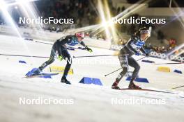 21.03.2023, Tallinn, Estonia (EST): Laura Gimmler (GER), Rosie Brennan (USA), (l-r)  - FIS world cup cross-country, individual sprint, Tallinn (EST). www.nordicfocus.com. © Modica/NordicFocus. Every downloaded picture is fee-liable.