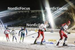 21.03.2023, Tallinn, Estonia (EST): Ansgar Evensen (NOR), Oskar Svensson (SWE), Miha Simenc (SLO), Janik Riebli (SUI), Harald Oestberg Amundsen (NOR), (l-r)  - FIS world cup cross-country, individual sprint, Tallinn (EST). www.nordicfocus.com. © Modica/NordicFocus. Every downloaded picture is fee-liable.