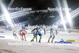 21.03.2023, Tallinn, Estonia (EST): Ben Ogden (USA), Michael Foettinger (AUT), Even Northug (NOR), Vili Crv (SLO), Davide Graz (ITA), Edvin Anger (SWE), (l-r)  - FIS world cup cross-country, individual sprint, Tallinn (EST). www.nordicfocus.com. © Modica/NordicFocus. Every downloaded picture is fee-liable.