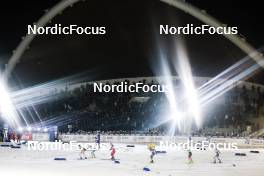 21.03.2023, Tallinn, Estonia (EST): Nadine Faehndrich (SUI), Maerta Rosenberg (SWE), Mathilde Myhrvold (NOR), Coletta Rydzek (GER), Patricija Eiduka (LAT), Moa Ilar (SWE), (l-r)  - FIS world cup cross-country, individual sprint, Tallinn (EST). www.nordicfocus.com. © Modica/NordicFocus. Every downloaded picture is fee-liable.