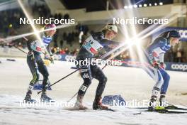 21.03.2023, Tallinn, Estonia (EST): Sofie Krehl (GER), Julia Kern (USA), Jasmin Kahara (FIN), (l-r)  - FIS world cup cross-country, individual sprint, Tallinn (EST). www.nordicfocus.com. © Modica/NordicFocus. Every downloaded picture is fee-liable.