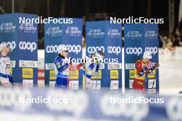 21.03.2023, Tallinn, Estonia (EST): Edvin Anger (SWE), Johannes Hoesflot Klaebo (NOR), (l-r)  - FIS world cup cross-country, individual sprint, Tallinn (EST). www.nordicfocus.com. © Modica/NordicFocus. Every downloaded picture is fee-liable.