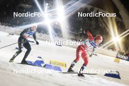21.03.2023, Tallinn, Estonia (EST): Coletta Rydzek (GER), Mathilde Myhrvold (NOR), (l-r)  - FIS world cup cross-country, individual sprint, Tallinn (EST). www.nordicfocus.com. © Modica/NordicFocus. Every downloaded picture is fee-liable.