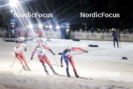 21.03.2023, Tallinn, Estonia (EST): Janik Riebli (SUI), Harald Oestberg Amundsen (NOR), Renaud Jay (FRA), (l-r)  - FIS world cup cross-country, individual sprint, Tallinn (EST). www.nordicfocus.com. © Modica/NordicFocus. Every downloaded picture is fee-liable.