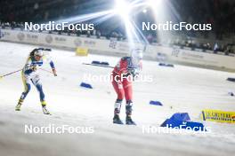 21.03.2023, Tallinn, Estonia (EST): Moa Lundgren (SWE), Ane Appelkvist Stenseth (NOR), (l-r)  - FIS world cup cross-country, individual sprint, Tallinn (EST). www.nordicfocus.com. © Modica/NordicFocus. Every downloaded picture is fee-liable.