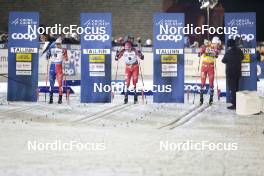 21.03.2023, Tallinn, Estonia (EST): Renaud Jay (FRA), Erik Valnes (NOR), Johannes Hoesflot Klaebo (NOR), (l-r)  - FIS world cup cross-country, individual sprint, Tallinn (EST). www.nordicfocus.com. © Modica/NordicFocus. Every downloaded picture is fee-liable.