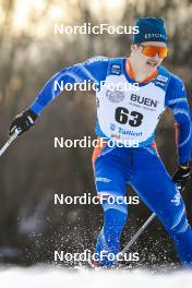 21.03.2023, Tallinn, Estonia (EST): Anders Veerpalu (EST) - FIS world cup cross-country, individual sprint, Tallinn (EST). www.nordicfocus.com. © Modica/NordicFocus. Every downloaded picture is fee-liable.
