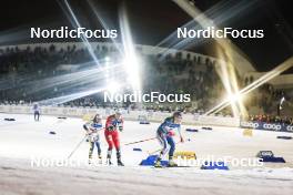 21.03.2023, Tallinn, Estonia (EST): Moa Lundgren (SWE), Ane Appelkvist Stenseth (NOR), Jasmi Joensuu (FIN), (l-r)  - FIS world cup cross-country, individual sprint, Tallinn (EST). www.nordicfocus.com. © Modica/NordicFocus. Every downloaded picture is fee-liable.