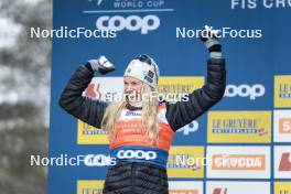 26.03.2023, Lahti, Finland (FIN): Jessie Diggins (USA) - FIS world cup cross-country, cups, Lahti (FIN). www.nordicfocus.com. © Modica/NordicFocus. Every downloaded picture is fee-liable.