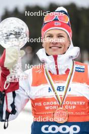 24.03.2023, Lahti, Finland (FIN): Johannes Hoesflot Klaebo (NOR) - FIS world cup cross-country, cups, Lahti (FIN). www.nordicfocus.com. © Modica/NordicFocus. Every downloaded picture is fee-liable.