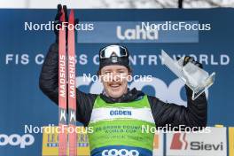 26.03.2023, Lahti, Finland (FIN): Ben Ogden (USA) - FIS world cup cross-country, cups, Lahti (FIN). www.nordicfocus.com. © Modica/NordicFocus. Every downloaded picture is fee-liable.