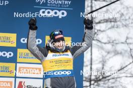 26.03.2023, Lahti, Finland (FIN): Federico Pellegrino (ITA) - FIS world cup cross-country, cups, Lahti (FIN). www.nordicfocus.com. © Modica/NordicFocus. Every downloaded picture is fee-liable.