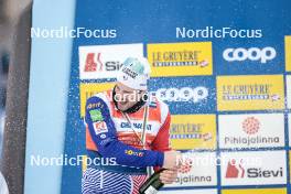 24.03.2023, Lahti, Finland (FIN): Lucas Chanavat (FRA) - FIS world cup cross-country, cups, Lahti (FIN). www.nordicfocus.com. © Modica/NordicFocus. Every downloaded picture is fee-liable.