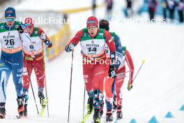 25.03.2023, Lahti, Finland (FIN): Lauri Mannila (FIN), Erik Valnes (NOR), (l-r)  - FIS world cup cross-country, individual sprint, Lahti (FIN). www.nordicfocus.com. © Modica/NordicFocus. Every downloaded picture is fee-liable.