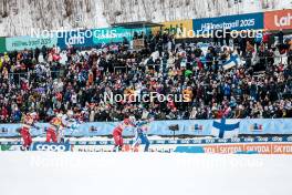 25.03.2023, Lahti, Finland (FIN): Anna Svendsen (NOR), Maja Dahlqvist (SWE), Katharina Hennig (GER), Kerttu Niskanen (FIN), (l-r)  - FIS world cup cross-country, individual sprint, Lahti (FIN). www.nordicfocus.com. © Modica/NordicFocus. Every downloaded picture is fee-liable.