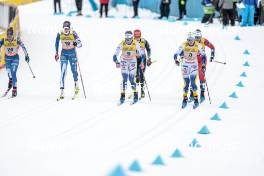 25.03.2023, Lahti, Finland (FIN): Krista Parmakoski (FIN), Jasmin Kahara (FIN), Moa Ilar (SWE), Maja Dahlqvist (SWE), (l-r)  - FIS world cup cross-country, individual sprint, Lahti (FIN). www.nordicfocus.com. © Modica/NordicFocus. Every downloaded picture is fee-liable.