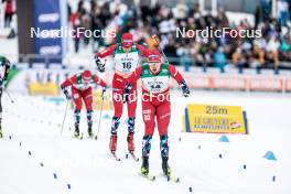 25.03.2023, Lahti, Finland (FIN): Harald Oestberg Amundsen (NOR), Erik Valnes (NOR), (l-r)  - FIS world cup cross-country, individual sprint, Lahti (FIN). www.nordicfocus.com. © Modica/NordicFocus. Every downloaded picture is fee-liable.