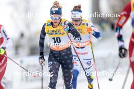 25.03.2023, Lahti, Finland (FIN): Jessie Diggins (USA) - FIS world cup cross-country, individual sprint, Lahti (FIN). www.nordicfocus.com. © Modica/NordicFocus. Every downloaded picture is fee-liable.