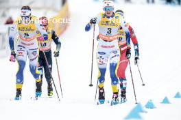 25.03.2023, Lahti, Finland (FIN): Moa Ilar (SWE), Maja Dahlqvist (SWE), (l-r)  - FIS world cup cross-country, individual sprint, Lahti (FIN). www.nordicfocus.com. © Modica/NordicFocus. Every downloaded picture is fee-liable.