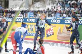 26.03.2023, Lahti, Finland (FIN): Hailey Swirbul (USA), Rosie Brennan (USA), (l-r)  - FIS world cup cross-country, mass, Lahti (FIN). www.nordicfocus.com. © Modica/NordicFocus. Every downloaded picture is fee-liable.