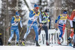 26.03.2023, Lahti, Finland (FIN): Ben Ogden (USA), Hugo Lapalus (FRA), (l-r)  - FIS world cup cross-country, mass, Lahti (FIN). www.nordicfocus.com. © Modica/NordicFocus. Every downloaded picture is fee-liable.