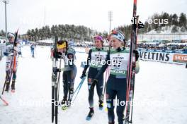 26.03.2023, Lahti, Finland (FIN): Sofie Krehl (GER), Pia Fink (GER), (l-r)  - FIS world cup cross-country, mass, Lahti (FIN). www.nordicfocus.com. © Modica/NordicFocus. Every downloaded picture is fee-liable.