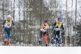 26.03.2023, Lahti, Finland (FIN): Andrew Young (GBR), Xavier Mckeever (CAN), Ireneu Esteve Altimiras (AND), (l-r)  - FIS world cup cross-country, mass, Lahti (FIN). www.nordicfocus.com. © Modica/NordicFocus. Every downloaded picture is fee-liable.