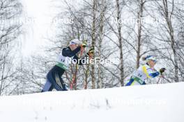 26.03.2023, Lahti, Finland (FIN): Victoria Carl (GER), Jonna Sundling (SWE), (l-r)  - FIS world cup cross-country, mass, Lahti (FIN). www.nordicfocus.com. © Modica/NordicFocus. Every downloaded picture is fee-liable.