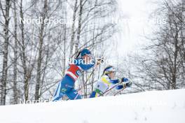 26.03.2023, Lahti, Finland (FIN): Kerttu Niskanen (FIN), Ebba Andersson (SWE), (l-r)  - FIS world cup cross-country, mass, Lahti (FIN). www.nordicfocus.com. © Modica/NordicFocus. Every downloaded picture is fee-liable.