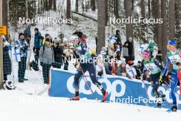26.03.2023, Lahti, Finland (FIN): Victoria Carl (GER), Sofie Krehl (GER), (l-r)  - FIS world cup cross-country, mass, Lahti (FIN). www.nordicfocus.com. © Modica/NordicFocus. Every downloaded picture is fee-liable.