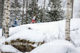 26.03.2023, Lahti, Finland (FIN): Imanol Rojo (ESP), Candide Pralong (SUI), (l-r)  - FIS world cup cross-country, mass, Lahti (FIN). www.nordicfocus.com. © Modica/NordicFocus. Every downloaded picture is fee-liable.