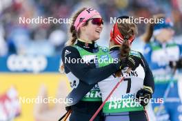 26.03.2023, Lahti, Finland (FIN): Laura Gimmler (GER), Katharina Hennig (GER), (l-r)  - FIS world cup cross-country, mass, Lahti (FIN). www.nordicfocus.com. © Modica/NordicFocus. Every downloaded picture is fee-liable.