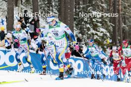 26.03.2023, Lahti, Finland (FIN): Frida Karlsson (SWE), Moa Ilar (SWE), (l-r)  - FIS world cup cross-country, mass, Lahti (FIN). www.nordicfocus.com. © Modica/NordicFocus. Every downloaded picture is fee-liable.