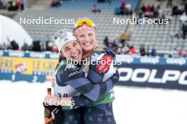 26.03.2023, Lahti, Finland (FIN): Julia Kern (USA), Hailey Swirbul (USA), (l-r)  - FIS world cup cross-country, mass, Lahti (FIN). www.nordicfocus.com. © Modica/NordicFocus. Every downloaded picture is fee-liable.