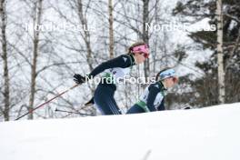 26.03.2023, Lahti, Finland (FIN): Laura Gimmler (GER), Pia Fink (GER), (l-r)  - FIS world cup cross-country, mass, Lahti (FIN). www.nordicfocus.com. © Modica/NordicFocus. Every downloaded picture is fee-liable.