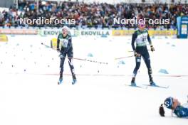 26.03.2023, Lahti, Finland (FIN): Jessie Diggins (USA), Sofie Krehl (GER), (l-r)  - FIS world cup cross-country, mass, Lahti (FIN). www.nordicfocus.com. © Modica/NordicFocus. Every downloaded picture is fee-liable.