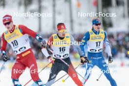 26.03.2023, Lahti, Finland (FIN): Antoine Cyr (CAN), Iivo Niskanen (FIN), (l-r)  - FIS world cup cross-country, mass, Lahti (FIN). www.nordicfocus.com. © Modica/NordicFocus. Every downloaded picture is fee-liable.