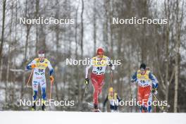 26.03.2023, Lahti, Finland (FIN): Simon Andersson (SWE), Jonas Baumann (SUI), (l-r)  - FIS world cup cross-country, mass, Lahti (FIN). www.nordicfocus.com. © Modica/NordicFocus. Every downloaded picture is fee-liable.