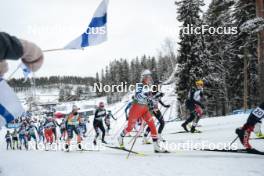 26.03.2023, Lahti, Finland (FIN): Katerina Janatova (CZE), Caterina Ganz (ITA), Coletta Rydzek (GER), (l-r)  - FIS world cup cross-country, mass, Lahti (FIN). www.nordicfocus.com. © Modica/NordicFocus. Every downloaded picture is fee-liable.