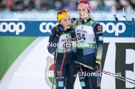 26.03.2023, Lahti, Finland (FIN): Coletta Rydzek (GER), Laura Gimmler (GER), (l-r)  - FIS world cup cross-country, mass, Lahti (FIN). www.nordicfocus.com. © Modica/NordicFocus. Every downloaded picture is fee-liable.