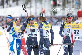 26.03.2023, Lahti, Finland (FIN): Zak Ketterson (USA), Gus Schumacher (USA), (l-r)  - FIS world cup cross-country, mass, Lahti (FIN). www.nordicfocus.com. © Modica/NordicFocus. Every downloaded picture is fee-liable.