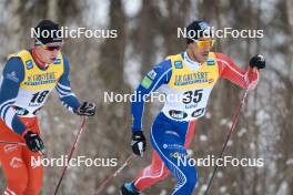 26.03.2023, Lahti, Finland (FIN): Michal Novak (CZE), Richard Jouve (FRA), (l-r)  - FIS world cup cross-country, mass, Lahti (FIN). www.nordicfocus.com. © Modica/NordicFocus. Every downloaded picture is fee-liable.
