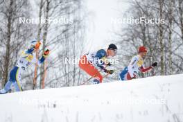 26.03.2023, Lahti, Finland (FIN): Simon Andersson (SWE), Adam Fellner (CZE), (l-r)  - FIS world cup cross-country, mass, Lahti (FIN). www.nordicfocus.com. © Modica/NordicFocus. Every downloaded picture is fee-liable.
