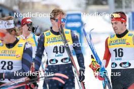 26.03.2023, Lahti, Finland (FIN): Zak Ketterson (USA), Antoine Cyr (CAN), (l-r)  - FIS world cup cross-country, mass, Lahti (FIN). www.nordicfocus.com. © Modica/NordicFocus. Every downloaded picture is fee-liable.