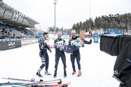 26.03.2023, Lahti, Finland (FIN): Samantha Smith (USA), Jessie Diggins (USA), Julia Kern (USA), Hailey Swirbul (USA), (l-r)  - FIS world cup cross-country, mass, Lahti (FIN). www.nordicfocus.com. © Modica/NordicFocus. Every downloaded picture is fee-liable.