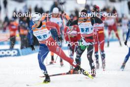 24.03.2023, Lahti, Finland (FIN): Lucas Chanavat (FRA) - FIS world cup cross-country, mixed team sprint, Lahti (FIN). www.nordicfocus.com. © Modica/NordicFocus. Every downloaded picture is fee-liable.