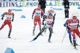24.03.2023, Lahti, Finland (FIN): Harald Oestberg Amundsen (NOR), Sindre Bjoernestad Skar (NOR), (l-r)  - FIS world cup cross-country, mixed team sprint, Lahti (FIN). www.nordicfocus.com. © Modica/NordicFocus. Every downloaded picture is fee-liable.