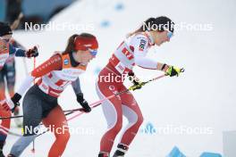 24.03.2023, Lahti, Finland (FIN): Anja Weber (SUI) - FIS world cup cross-country, mixed team sprint, Lahti (FIN). www.nordicfocus.com. © Modica/NordicFocus. Every downloaded picture is fee-liable.